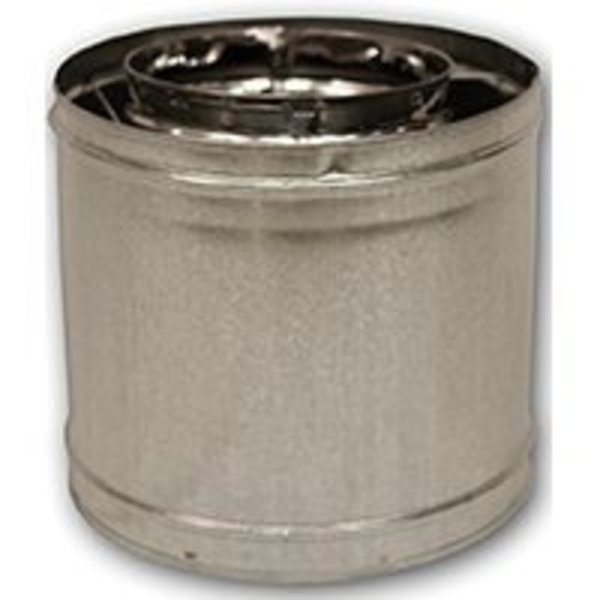 Fmi FMI 12S-8DM Chimney Support Pipe, 12 in L, Stainless Steel, Galvanized 12S-8DM